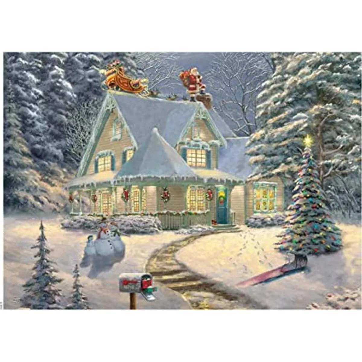 Ceaco Thomas Kinkade Disney Holiday Midnight Delivery_1