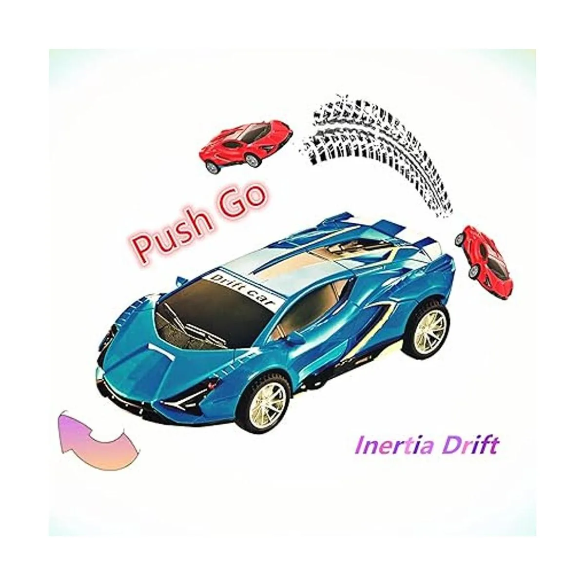Johehe Inertia Drift Juguete de coche para niños de 3 a 6_4