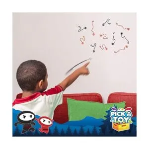 PICK A TOY Juego de 12 juguetes Ninja con ninjas voladores_6