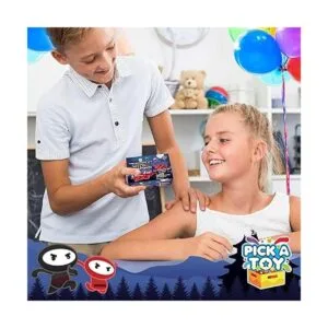 PICK A TOY Juego de 12 juguetes Ninja con ninjas voladores_5