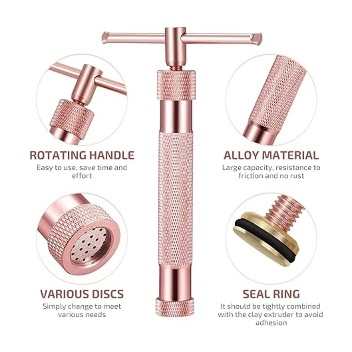 BESTONZON Juego de herramientas de molde rotativo de_5