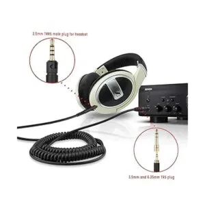 HD598 Cable auxiliar en espiral de repuesto para_2