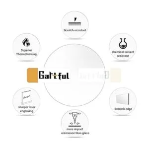 50 piezas de círculo de hojas de acrílico transparente_3