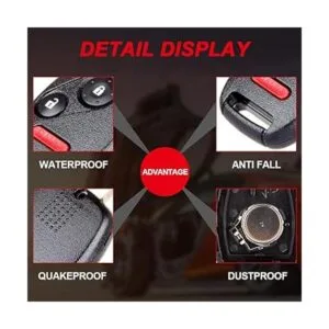 cciyu 1 llavero de encendido de repuesto para automóvil de_5