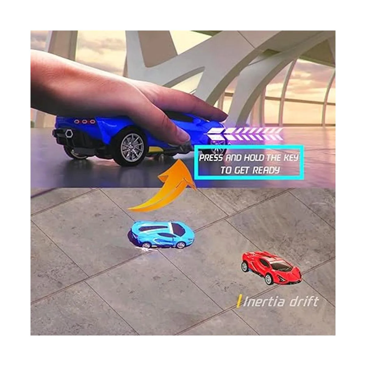 Johehe Inertia Drift Juguete de coche para niños de 3 a 6_5