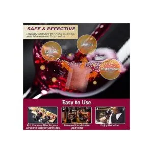 WeThinkeer Filtros de vino 12 unidades para eliminar_3