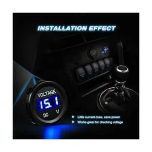 Nilight Panel de voltímetro con pantalla digital LED_5