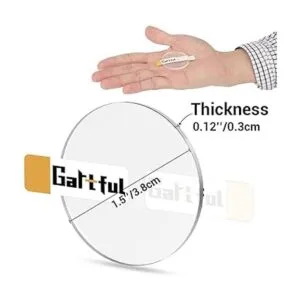 50 piezas de círculo de hojas de acrílico transparente_2