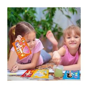 48 pegatinas de princesa de vestir para hacer una cara_6