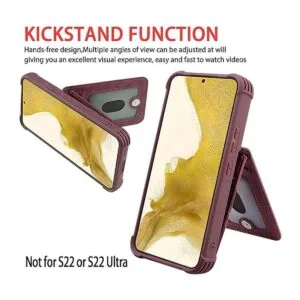 VANAVAGY Funda tipo cartera para Galaxy S22 Plus 5G de_4