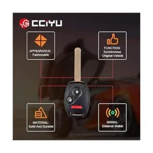 cciyu 1 llavero de encendido de repuesto para automóvil de_4
