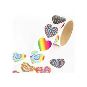 Rollo de calcomanías de 5 rollos de suministros de fiesta_5