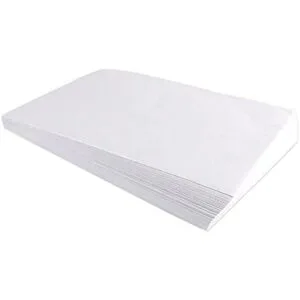 100 hojas de papel de seda de color blanco de 30 x 20_1