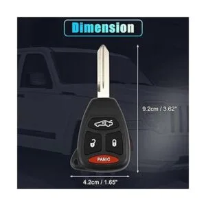 X AUTOHAUX Llavero de repuesto para automóvil sin llave_6