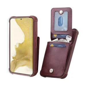 VANAVAGY Funda tipo cartera para Galaxy S22 Plus 5G de_1