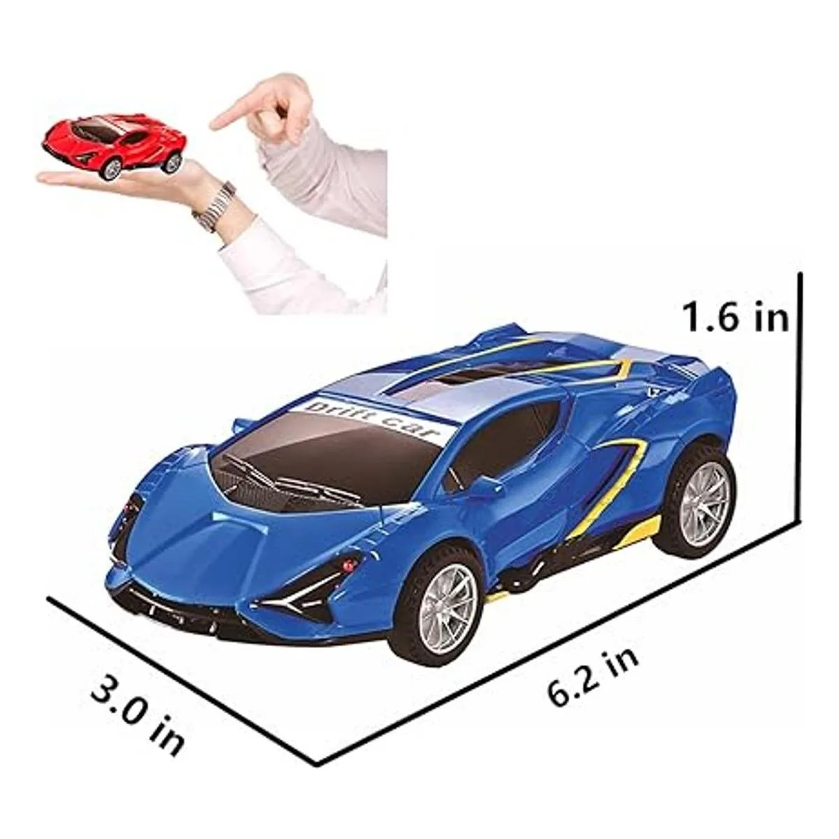 Johehe Inertia Drift Juguete de coche para niños de 3 a 6_2