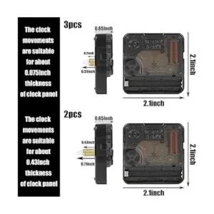 5 piezas de reloj de cuarzo de alto par con mecanismo de_2