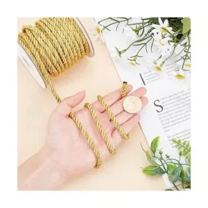 PH PandaHall Cuerda trenzada de 0.197 in cordón metálico_5