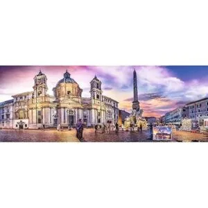 Trefl 500 Piece Panorama Jigsaw Puzzle Piazza Navona_2