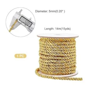 PH PandaHall Cuerda trenzada de 0.197 in cordón metálico_4