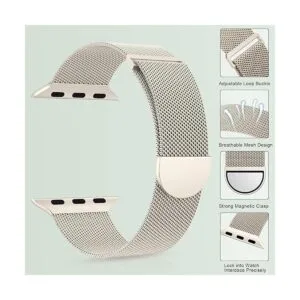 Marge Plus Correa de malla de acero inoxidable cierre_4