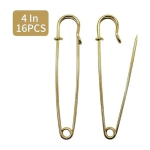 16pcs ExtraLarge 4inch Safety Pins for Crafting Heavy_2