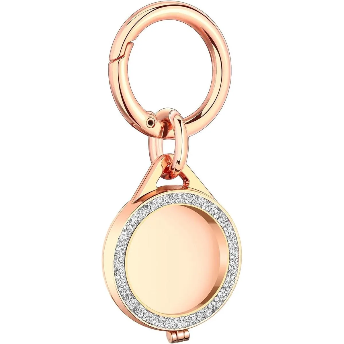 Funda compatible con AirTag con llavero funda de diamante_3