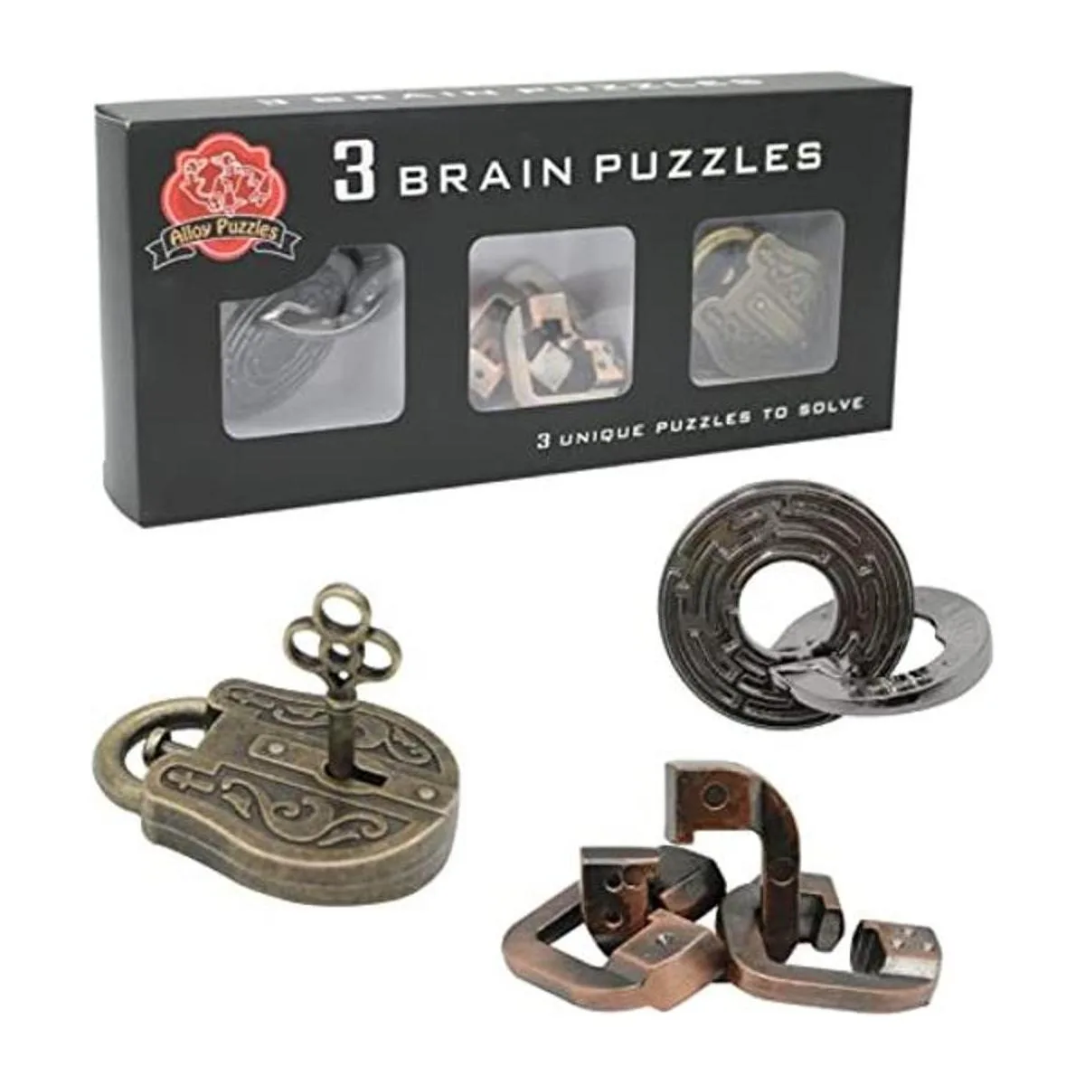 Rompecabezas de desenredo de metal 3 en 1 para adultos y_1