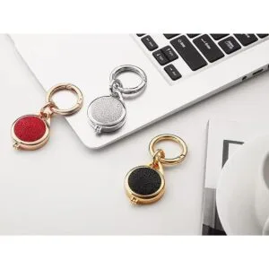 Funda compatible con AirTag con llavero funda de diamante_5