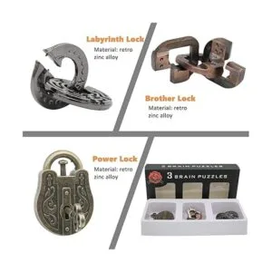 Rompecabezas de desenredo de metal 3 en 1 para adultos y_5