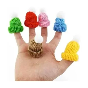 GXXMEI 55 mini sombreros de punto de Navidad sombreros de_3