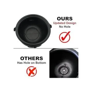 4Es Novelty Caldero de Halloween de plástico grande de 7_3