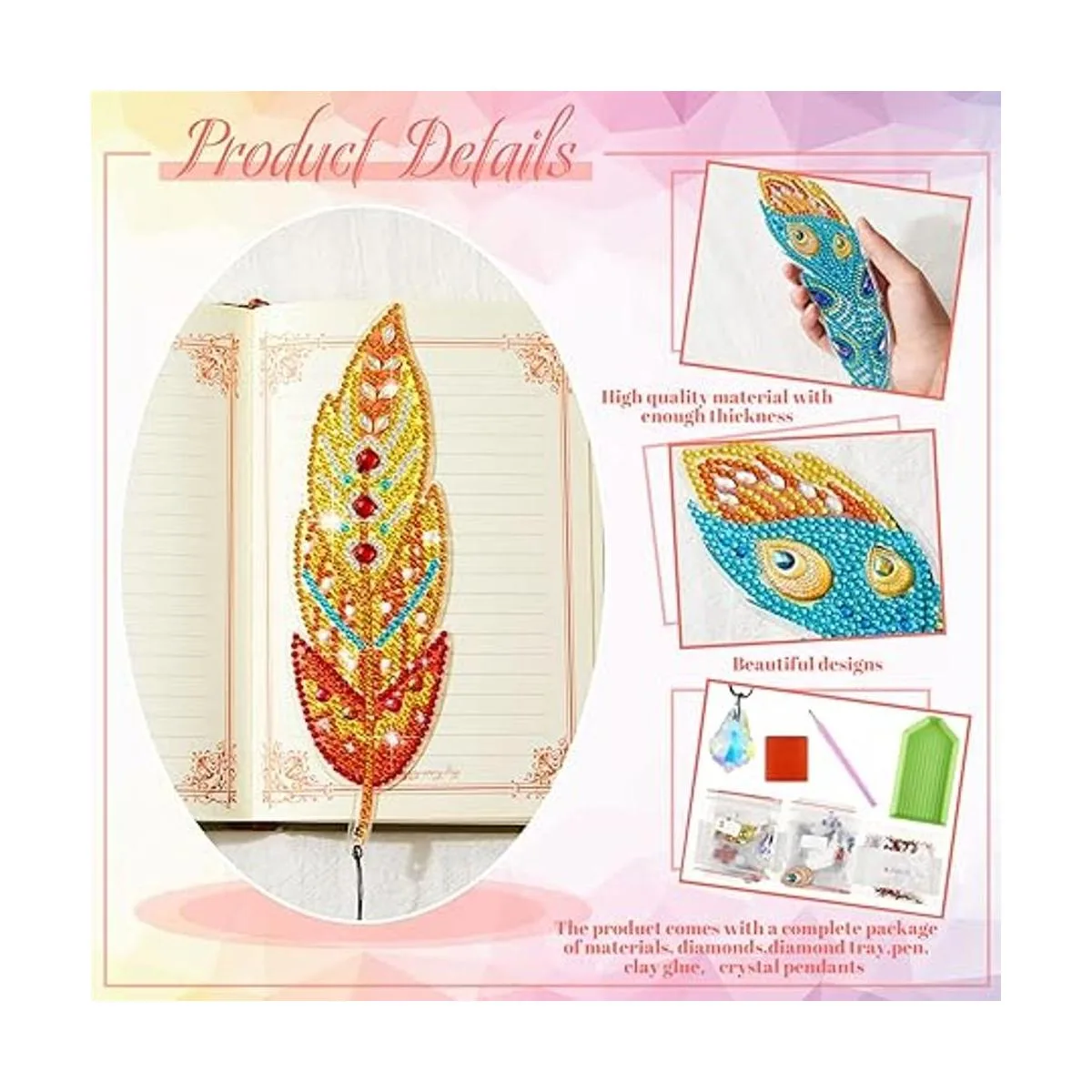 Juego de 6 marcadores de pintura de diamantes marcadores_4