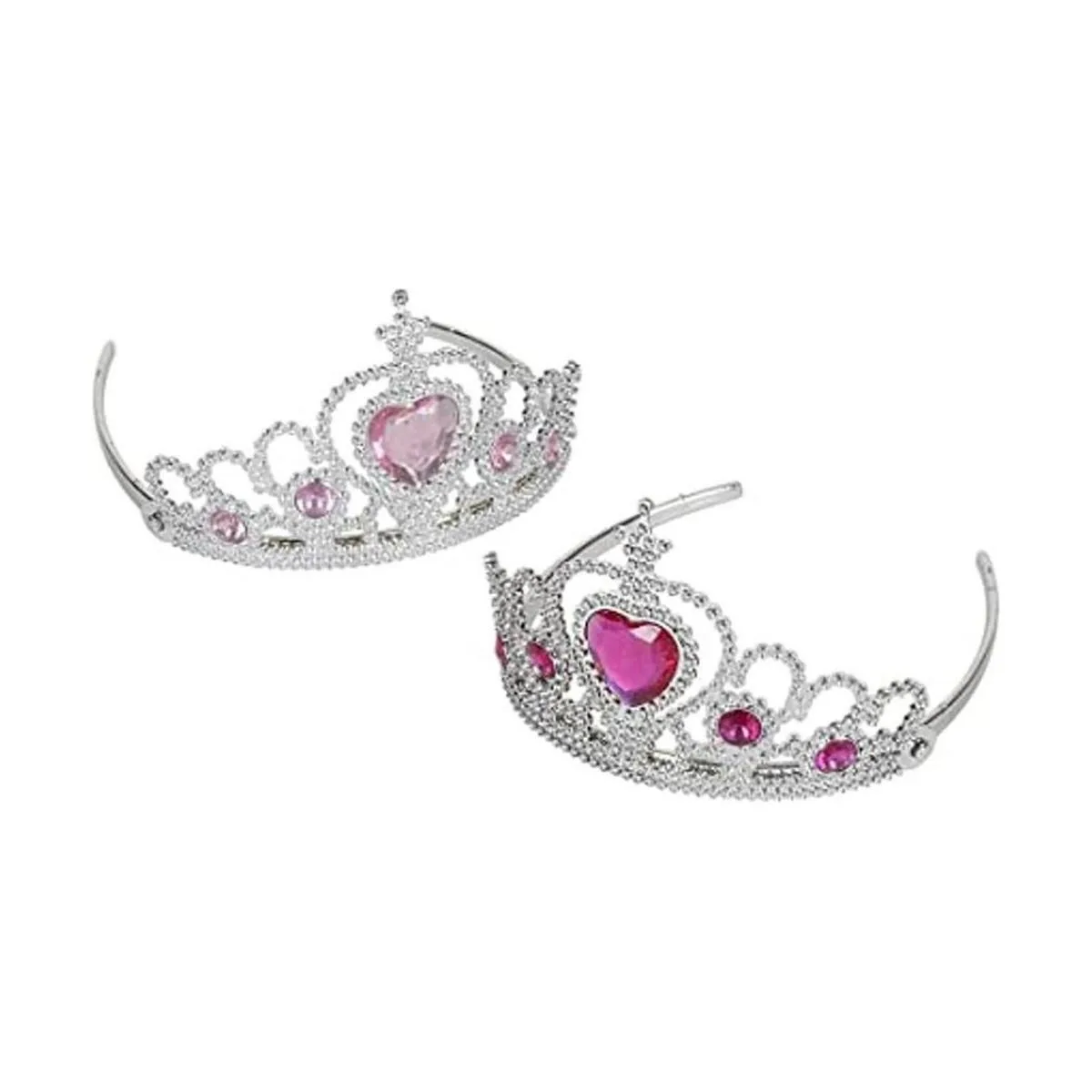 Rhode Island Novelty Tiaras con piedras de corazón_1