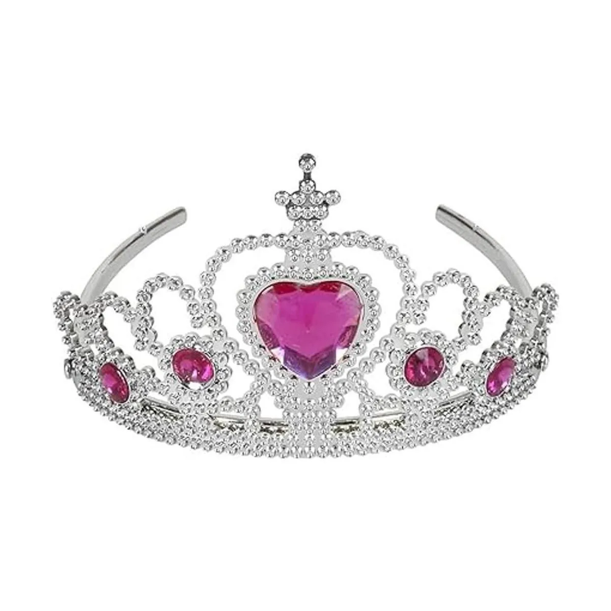 Rhode Island Novelty Tiaras con piedras de corazón_4