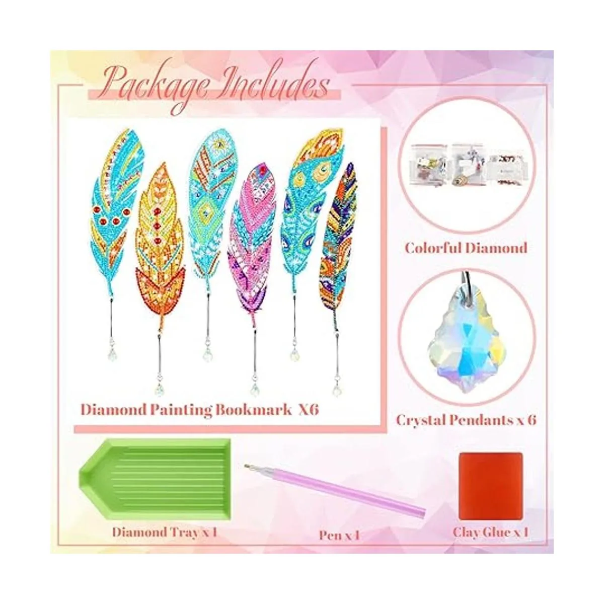 Juego de 6 marcadores de pintura de diamantes marcadores_2