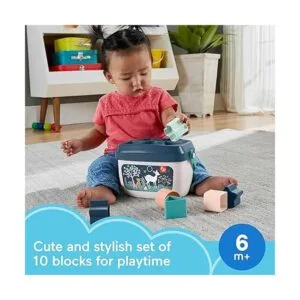 FisherPrice Primeros bloques para bebé cervatillo azul_2