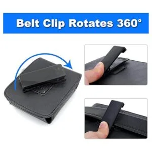 BECPLT Funda para Galaxy Z Flip4 Z Flip3 5G Funda de cuero_3