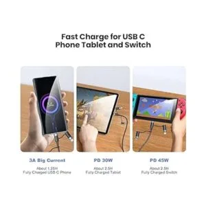 PD Cable de carga rápida USB C de 60 W cable trenzado de_4