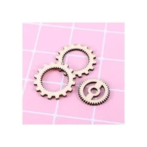 Amosfun Botones de madera para manualidades 50 unidades_7