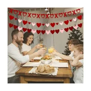 Juego de 4 decoraciones para el día de San Valentín_6