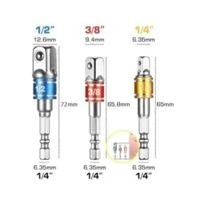 Juego de extensión de broca flexible incluye taladro de_4