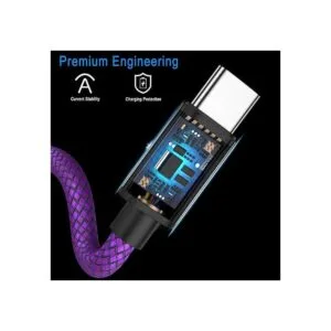 Paquete con 2 cables USB C de 6.6 pies Nylon trenzado_4