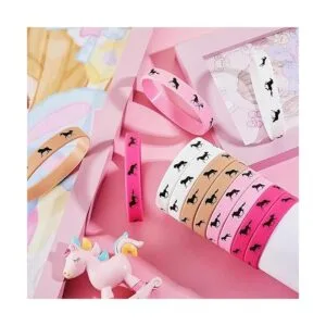 48 unidades de pulseras de goma para fiestas de caballo_4