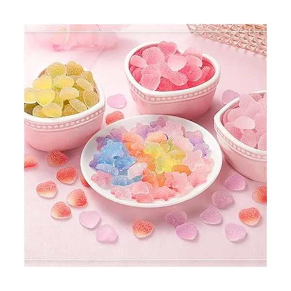 iSuperb Juego de 60 colgantes de resina de caramelo mixto_3