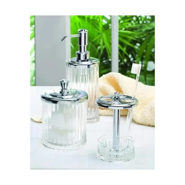 iDesign Alston Tocador de baño de plástico con tapa de_2