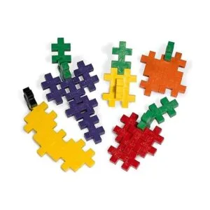 Plus Plus Big Tubo de juego abierto 15 piezas Equipo de_6