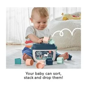 FisherPrice Primeros bloques para bebé cervatillo azul_3