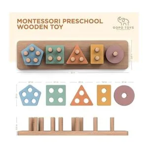 GOPO TOYS Juguetes Montessori para niños de 18 meses_6