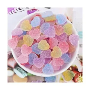 iSuperb Juego de 60 colgantes de resina de caramelo mixto_4